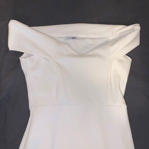 Fashion Nova White Cocktail Dress